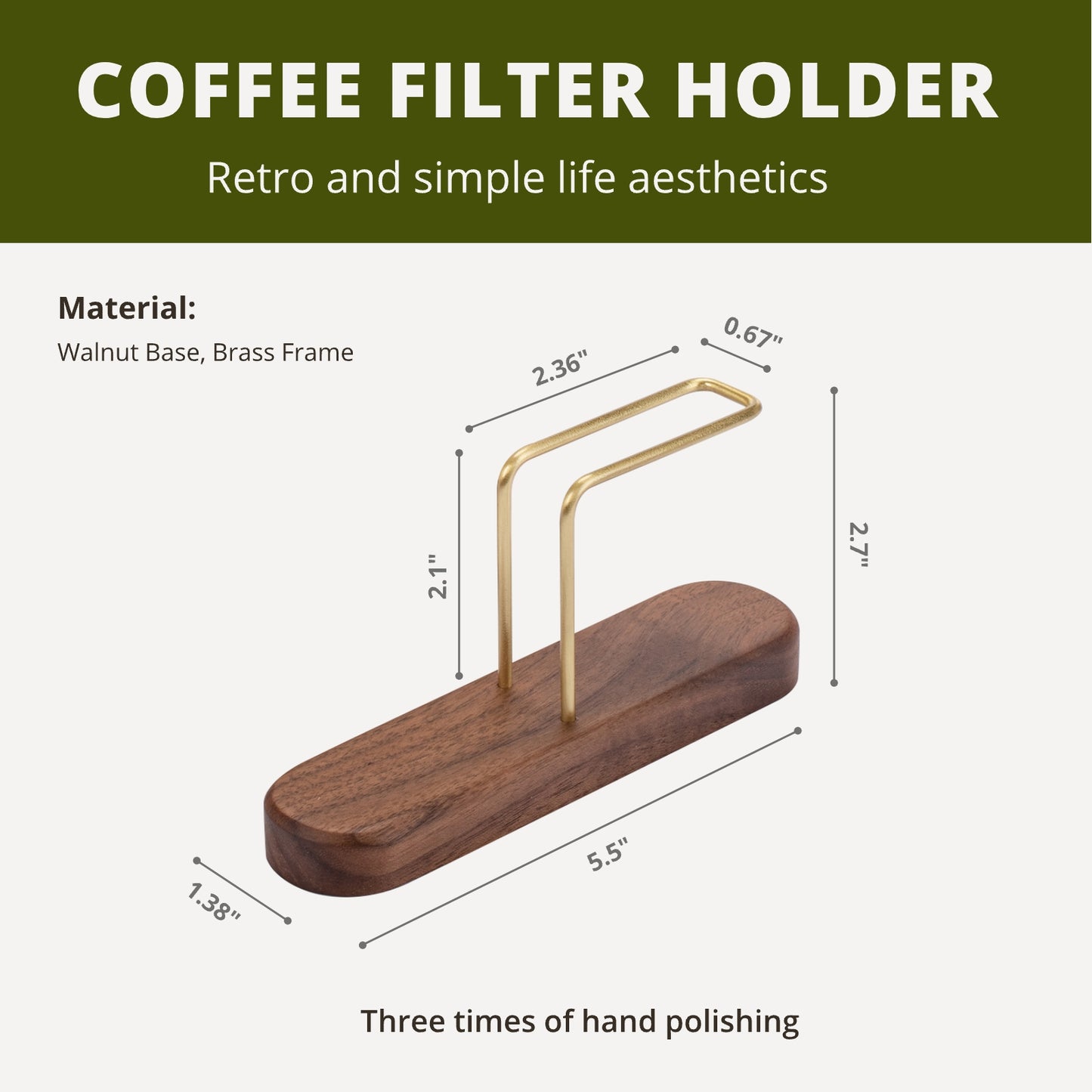Vandroop Coffee Filter Holder