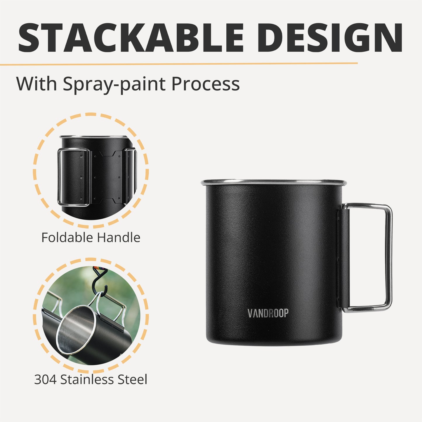 Vandroop Portable Pour Over Coffee Maker Set
