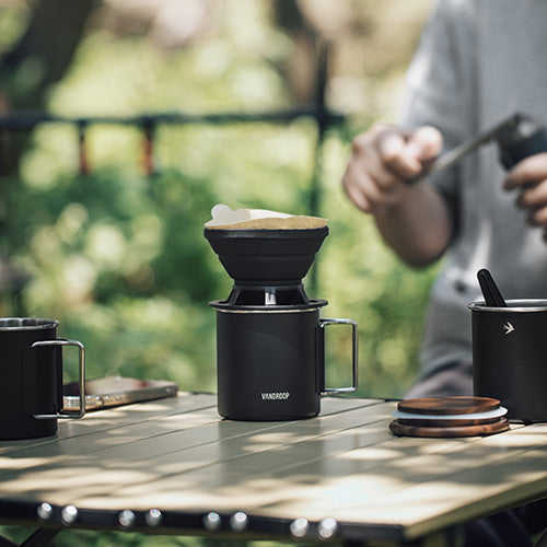 Vandroop Silicone Collapsible Coffee Dripper(with 100 V60 Filter Paper)