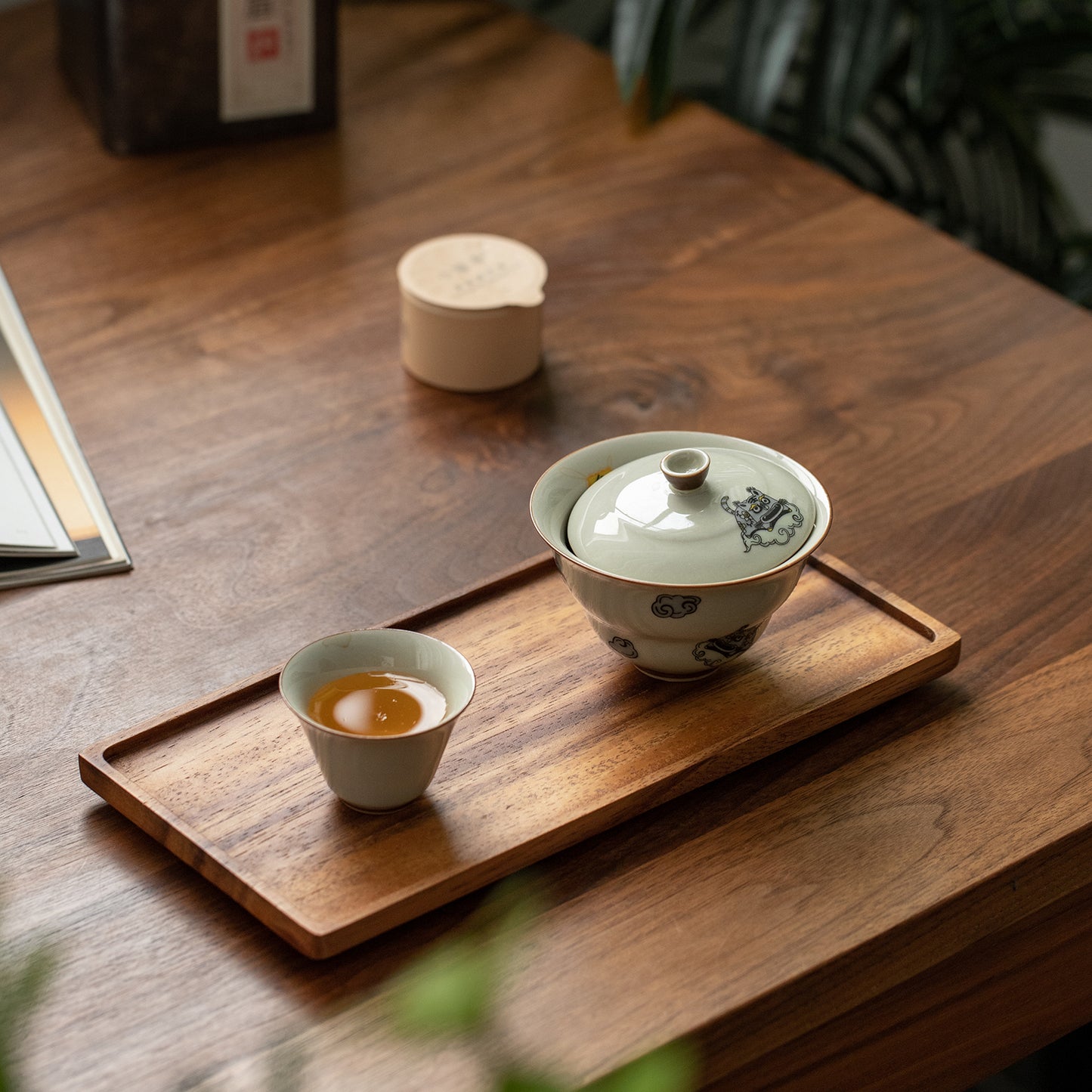 Vandroop Wooden Small Serving Platter