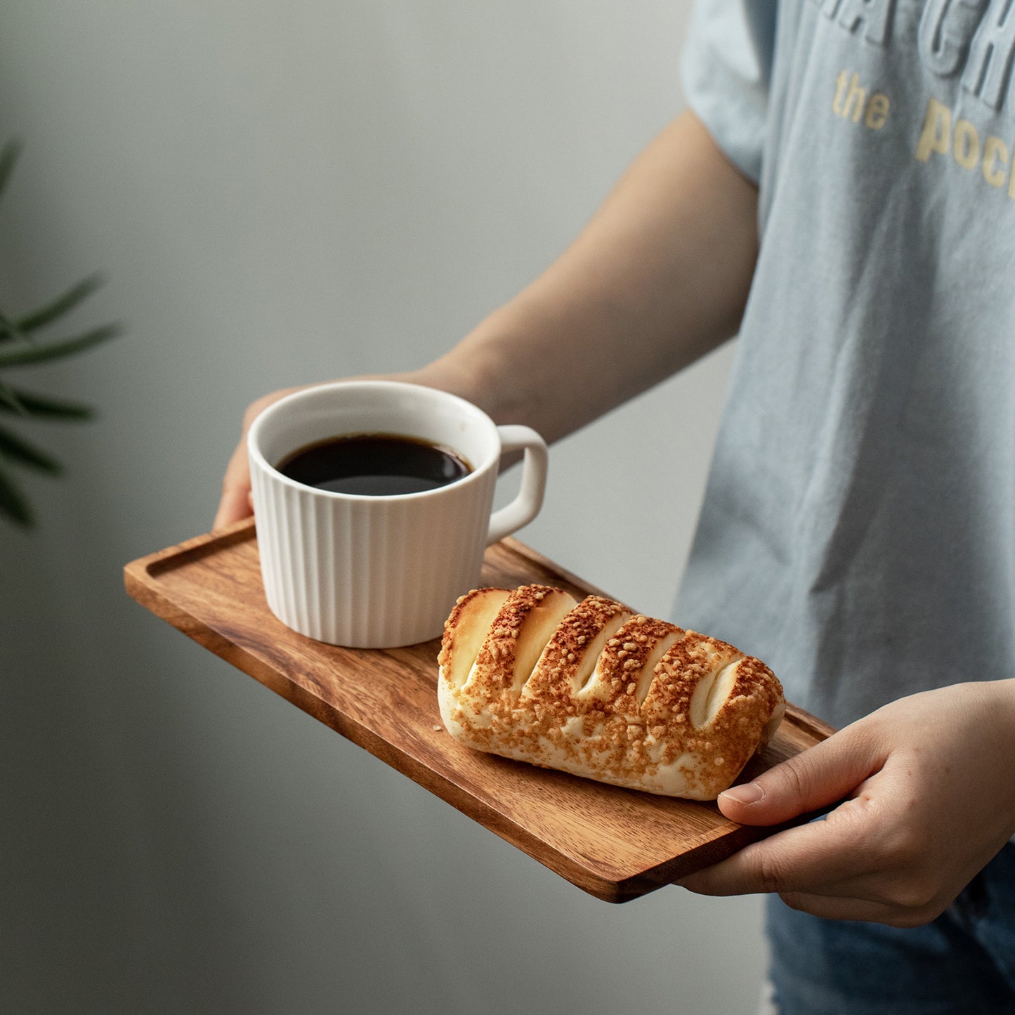 Vandroop Wooden Small Serving Platter