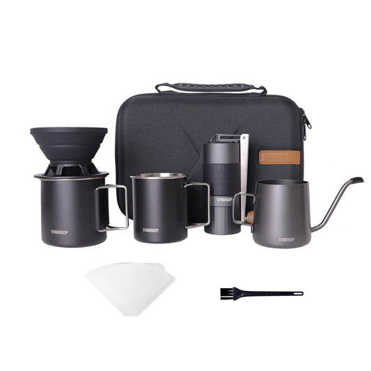 Vandroop ALL in 1 Portable Pour Over Coffee Maker Set