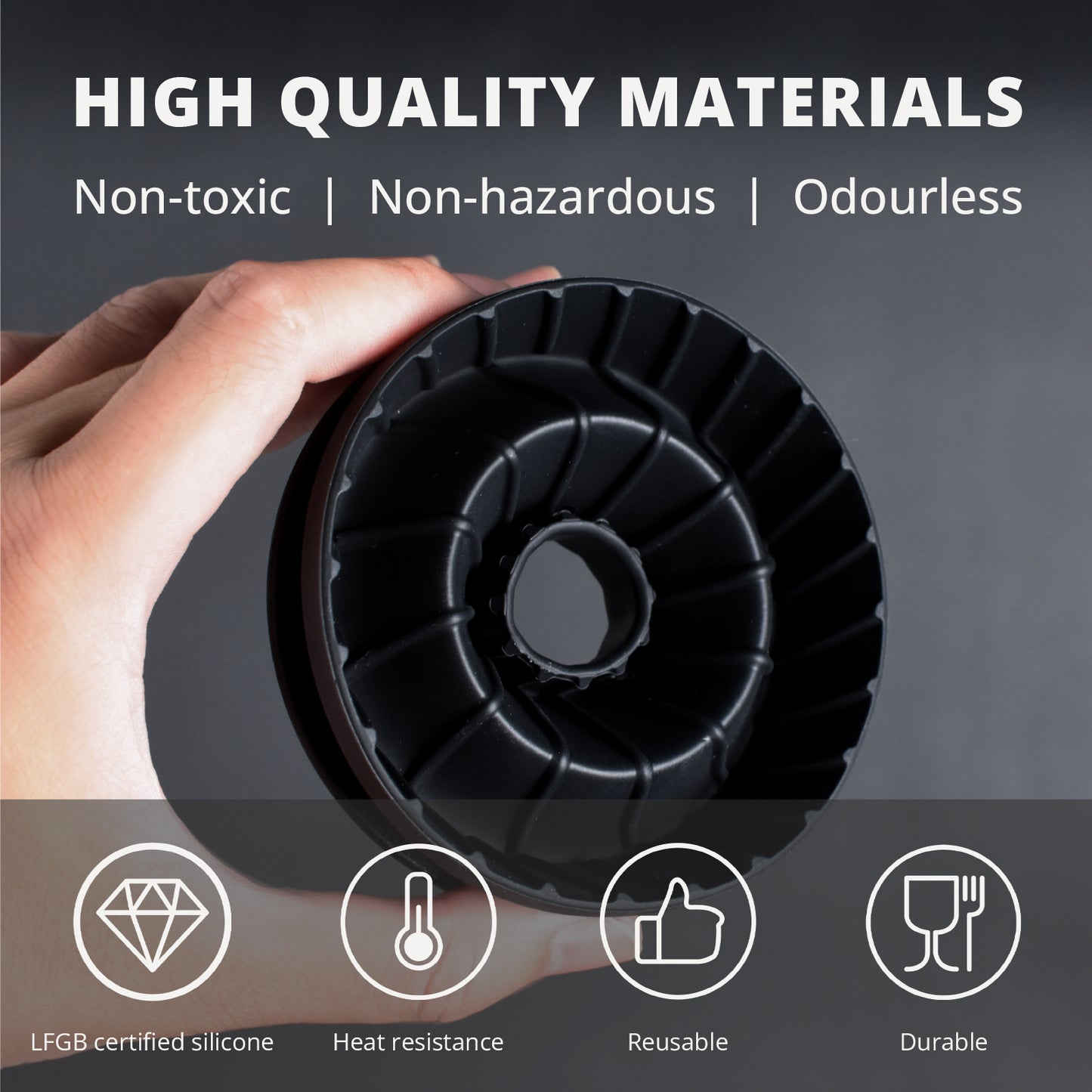 Vandroop Silicone Collapsible Coffee Dripper(with 100 V60 Filter Paper)