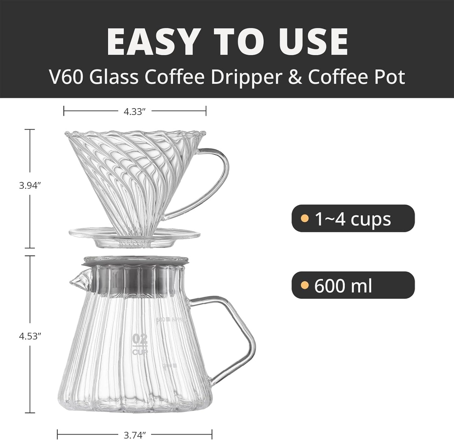 Vandroop Pour Over Coffee Maker