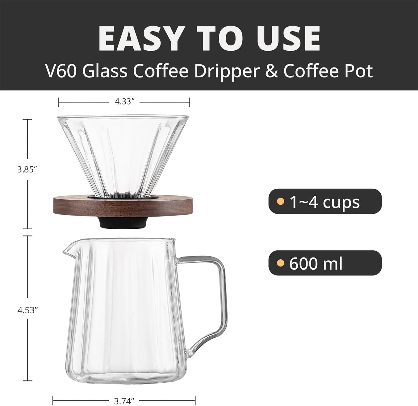 Vandroop Pour Over Coffee Maker
