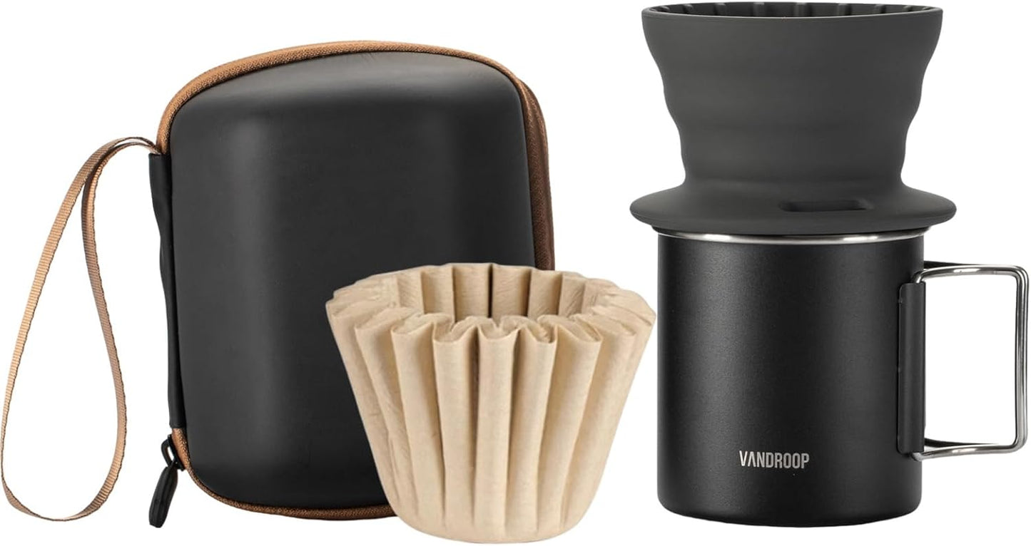 Vandroop Portable Pour Over Coffee Maker Set