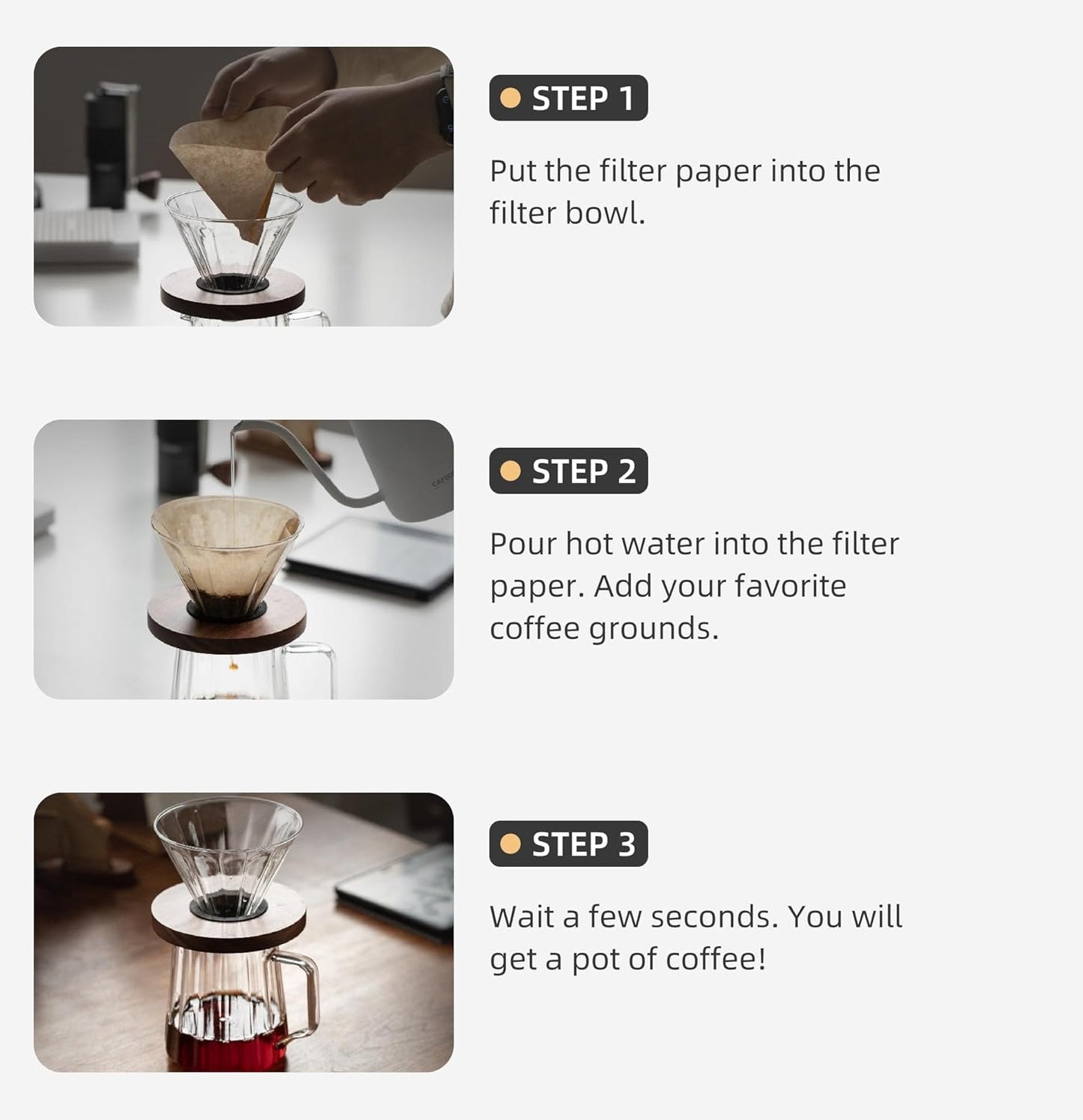 Vandroop Pour Over Coffee Maker