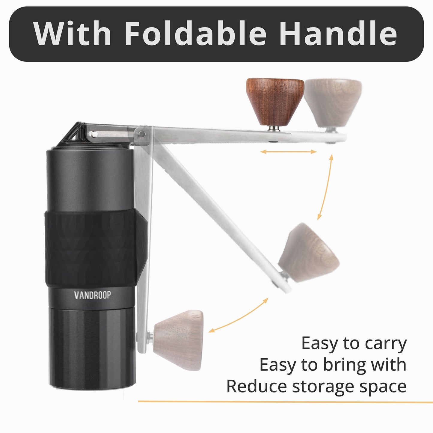 Vandroop Portable Manual Coffee Grinder