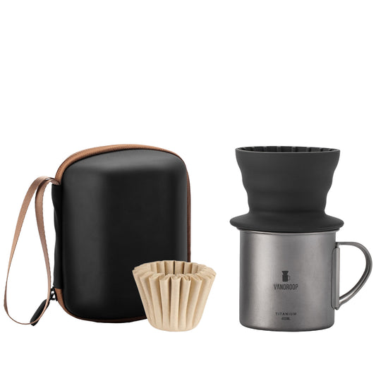 Vandroop Titanium Mug Coffee Maker Set