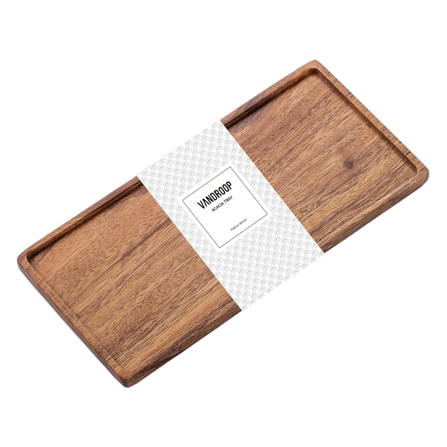 Vandroop Wooden Small Serving Platter