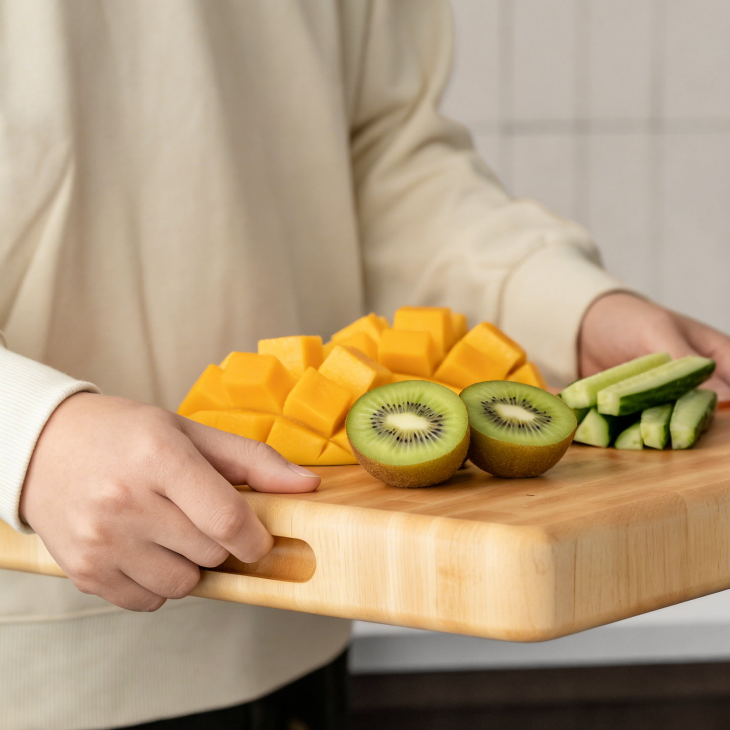 Hard Maple End Grain Cutting Board 2” Thick