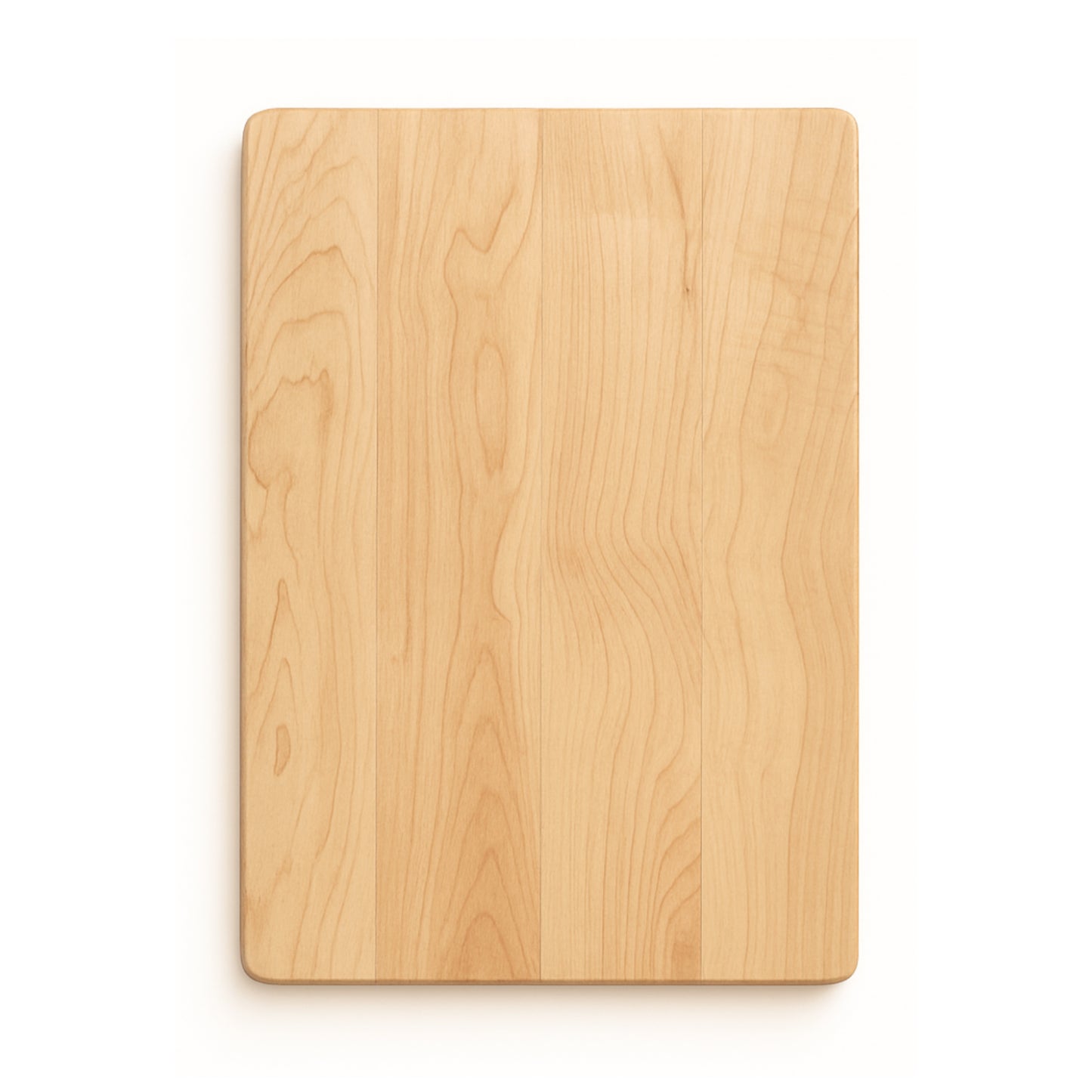 Hard Maple Cutting Board for Kitchen 1.0” Thick with Invisible Inner Handle