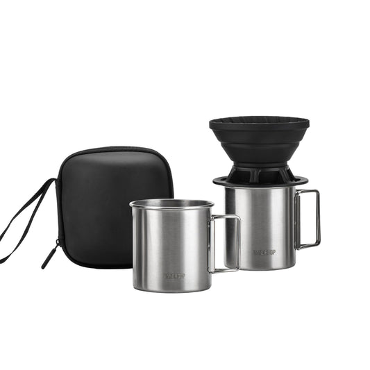 Vandroop Portable Pour Over Coffee Maker Set（2 cups）