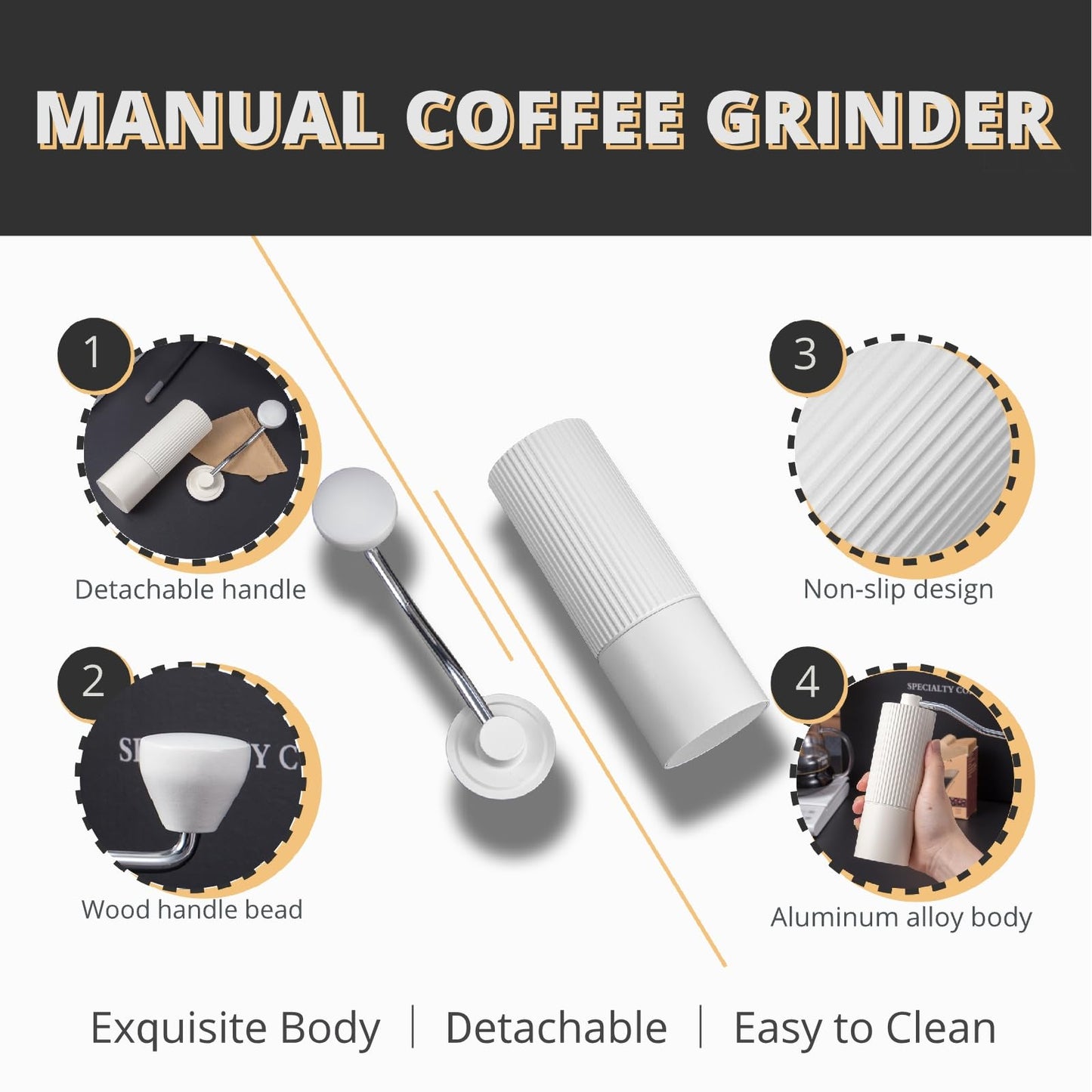 Vandroop Manual Coffee Grinder