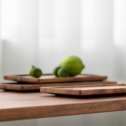 Vandroop Wooden Small Serving Tray