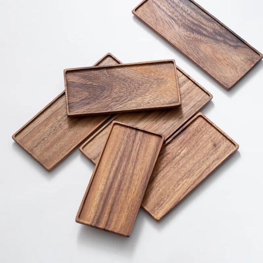 Vandroop Wooden Small Serving Platter