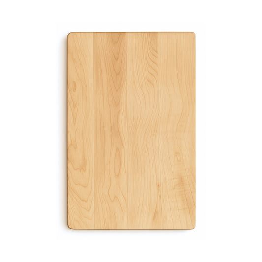 Hard Maple Cutting Board for Kitchen 1.0” Thick with Invisible Inner Handle