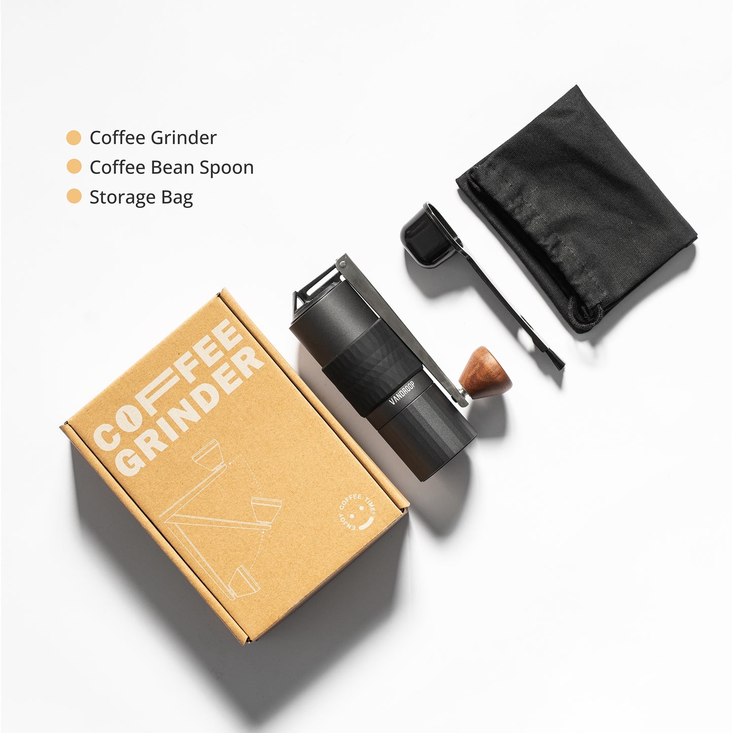 Vandroop Portable Manual Coffee Grinder