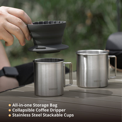 Vandroop Portable Pour Over Coffee Maker Set