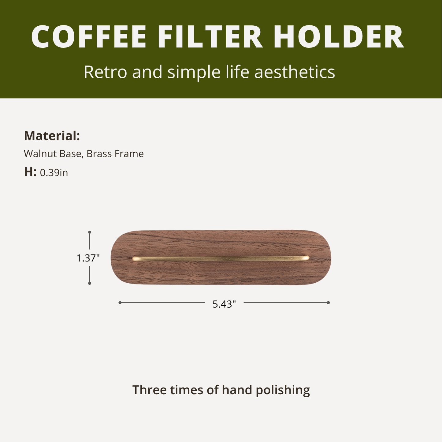 Vandroop Coffee Filter Holder